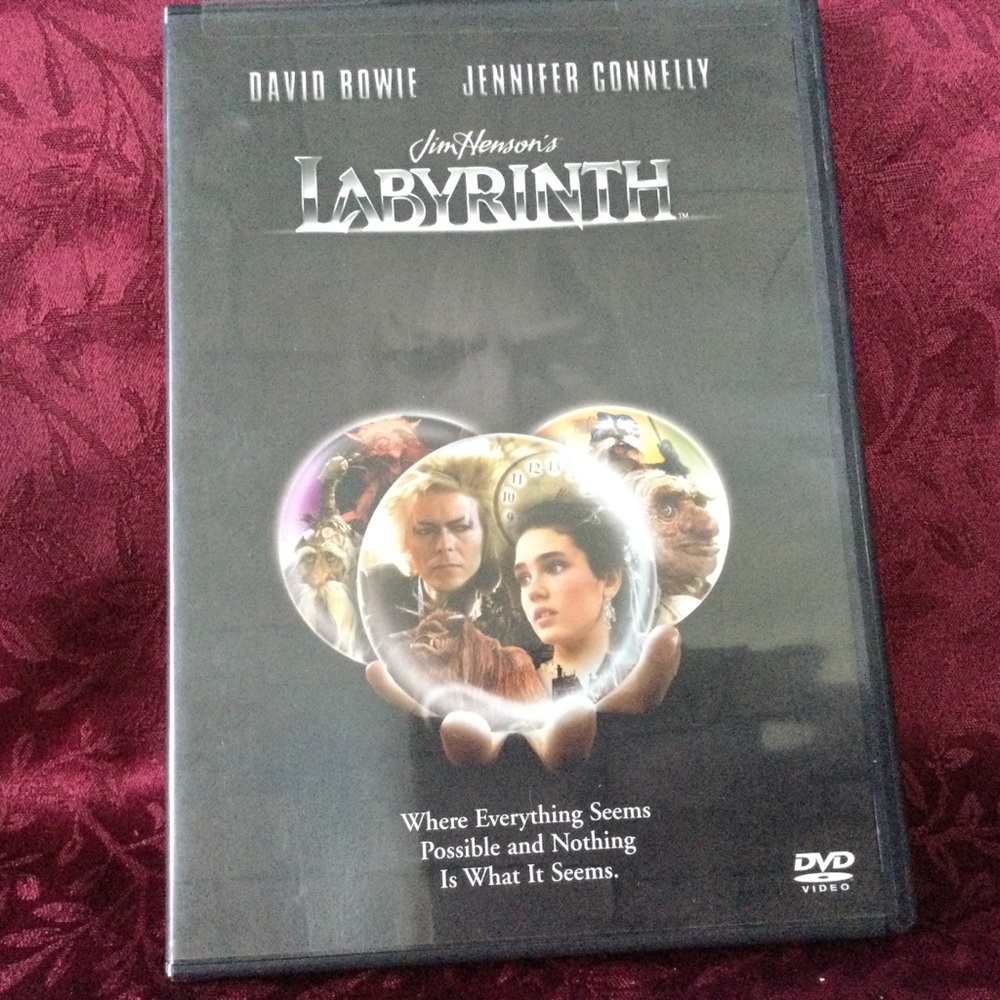 Labyrinth DVD David Bowie Jennifer Connoly Movie Jim Henson